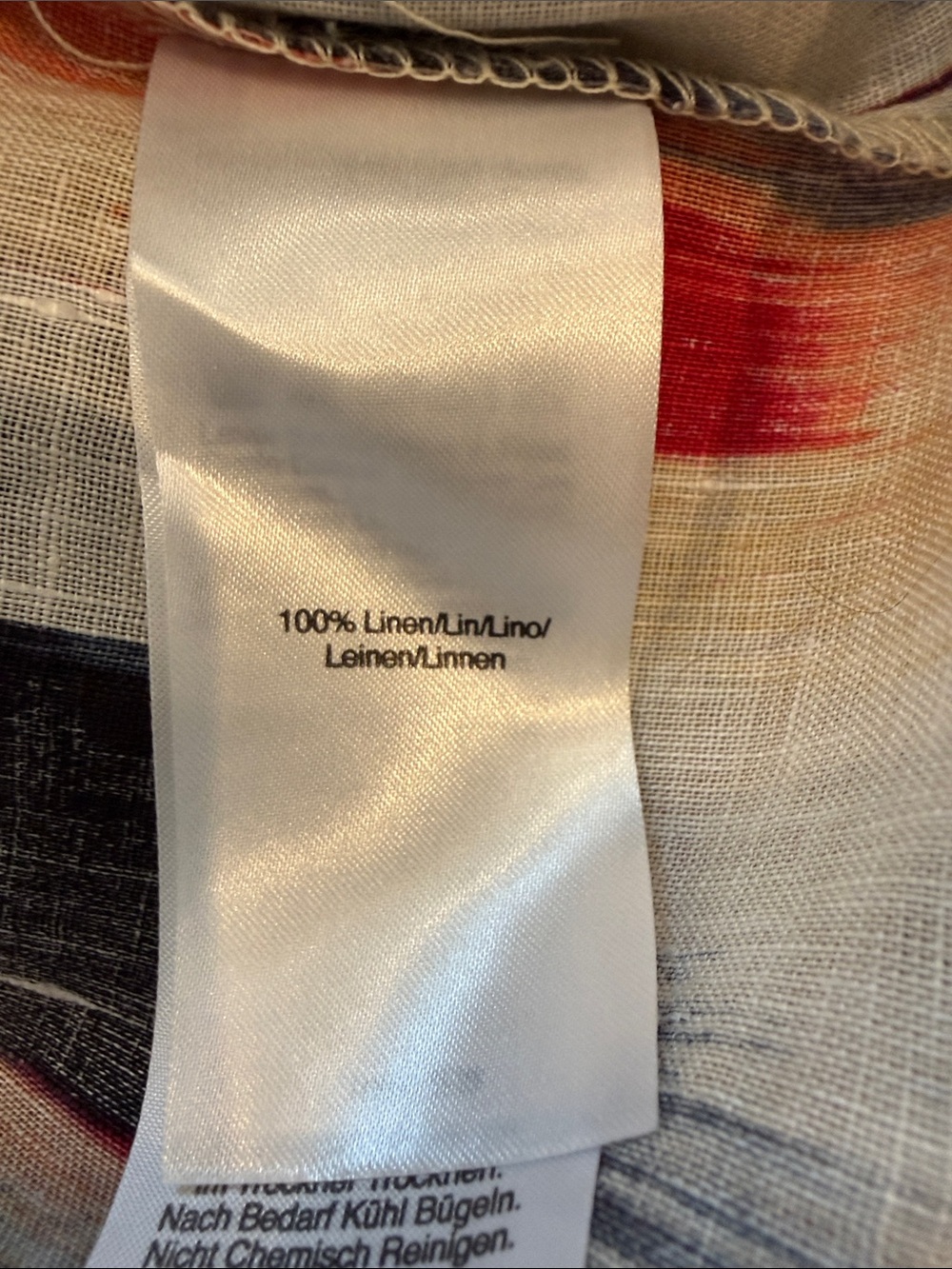 DKNY Multi-Color Abstract Sleeveless Tank with Black & Cream - Picture 5 of 7
